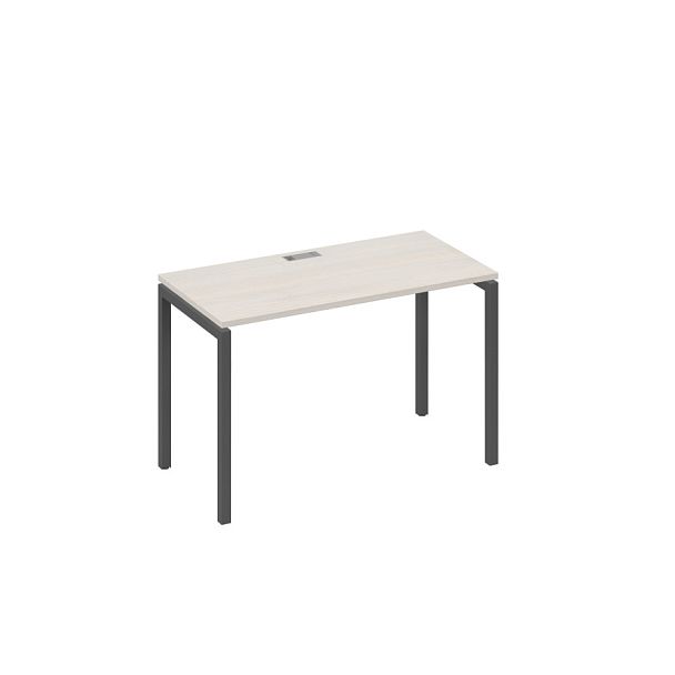 Стол письменный на металлокаркасе DUE A4 А4 Б2 003 БП дуб / металлокаркас антрацит - Вид 1