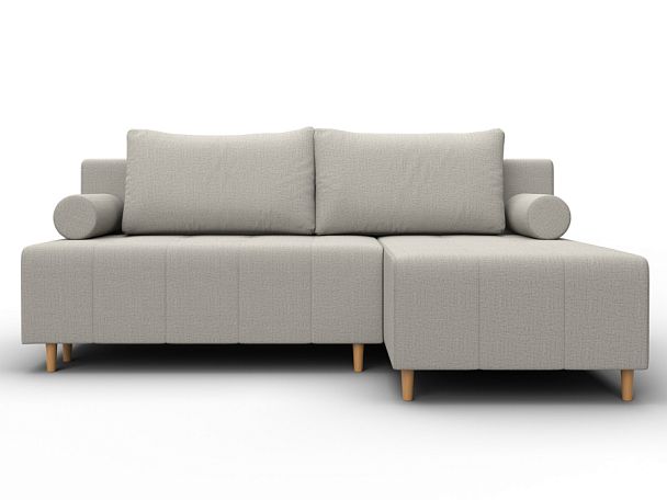 Диван угловой Лига-102 угол универсальный Рогожка бежевый - Вид 2