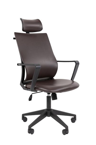 Офисное кресло Chairman 545 Россия экокожа коричневый - Вид 1