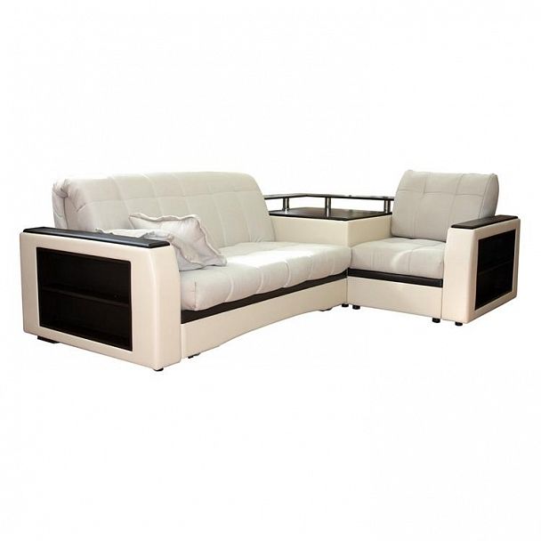 Диван угловой "Эллада 8" модульный с тумбой 140 - Вид 1