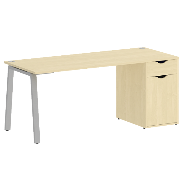 Home Office Стол письменный VR.SP-3-178.1.A Клён/Серый металл 1780*720*750 - Вид 1