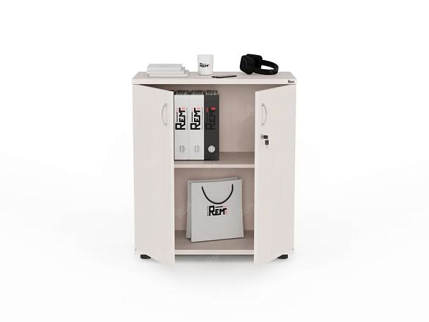 ЛАЙТ / LIGHT RLG033-70x35 Шкаф 2 полки 70x35x770 Дуб Молочный - Вид 2