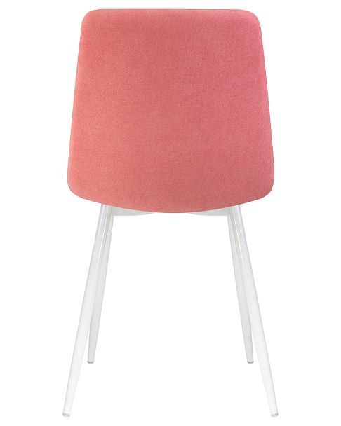 Стул обеденный DOBRIN ALEX (белые ножки, розовая ткань (UF860-05B)) - Вид 5