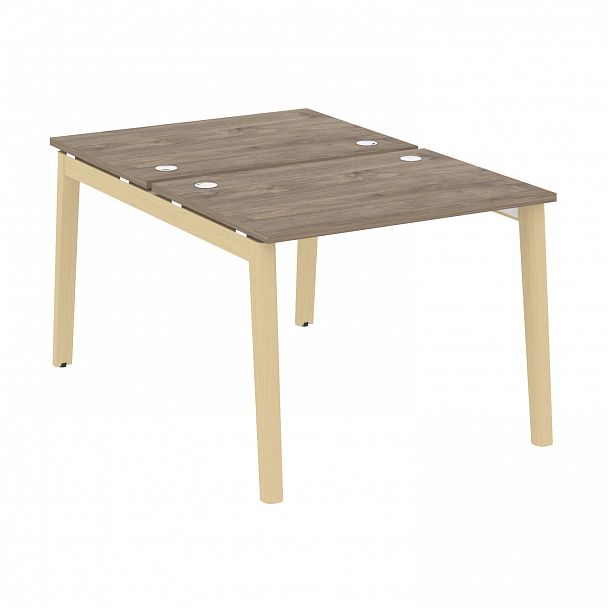 Рабочая станция "Onix wood" OW.D.RS-2.1.7 тиквуд темный/дуб светлый - Вид 1