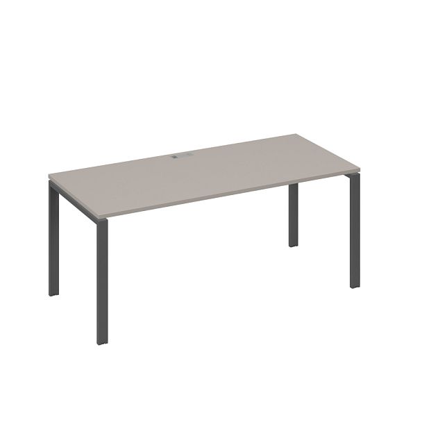 Стол письменный на металлокаркасе UNO A4 А4 Б1 026 БП мокко премиум / металлокаркас антрацит - Вид 1