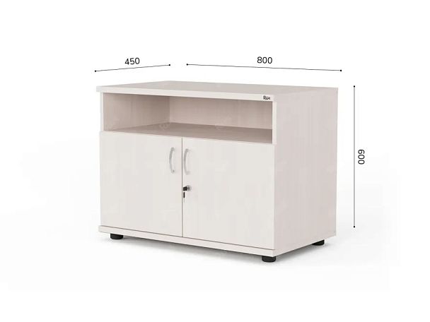 ЛАЙТ / LIGHT RLG018-80x45 Тумба под оргтехнику 80x45x60 Дуб Молочный - Вид 3
