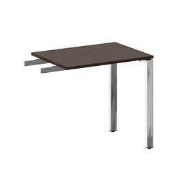 Metal System Direct Брифинг-приставка БП.ПР-2 Венге/Нерж. сталь 800*600*750 - Фото предпросмотра