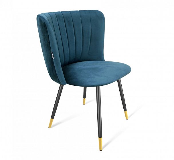 Стул Sheffilton SHT-ST36-1/S95-1 тихий океан/черный муар/золото - Вид 2