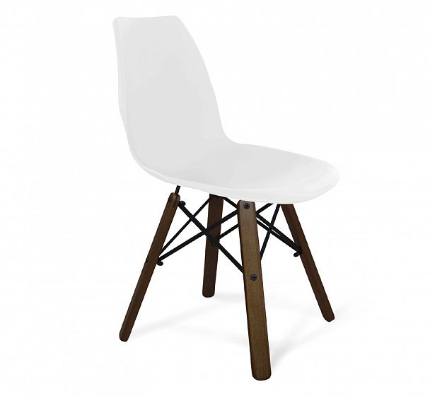 Стул Sheffilton SHT-ST29/S70 белый белый/темный орех/черный муар - Вид 1