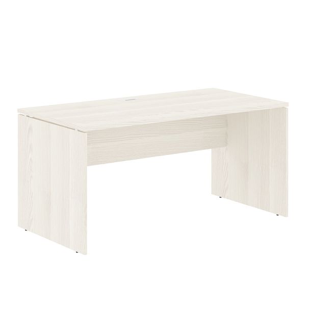 Стол прямой EDST 1580 Ясень Траун/Белый 1560х800х750 EDIS - Вид 1