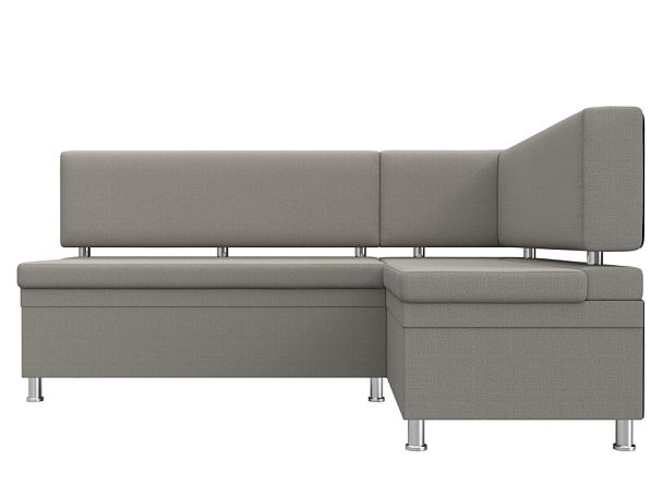 Диван кухонный угловой Стайл правый угол Рогожка бежевый - Вид 2