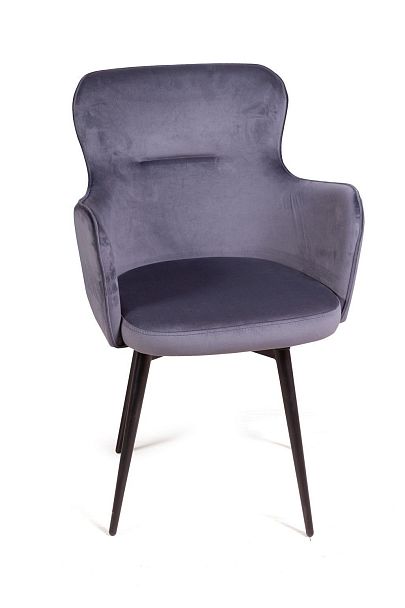 Стул King, поворотный на 90 градусов, функция возврата, антишум, бархат серый 27 - Вид 10