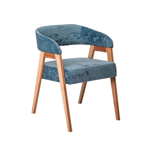 Стул Ricco, велюр Palermo sky 08, ножки бук - Вид 2