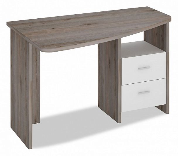 Стол письменный Домино Лайт СКЛ-Крл 120 Белый/Нельсон левый - Вид 1