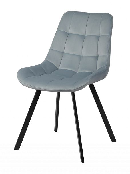 Стул Эйден М, Confetti dusty blue/черный - Вид 1