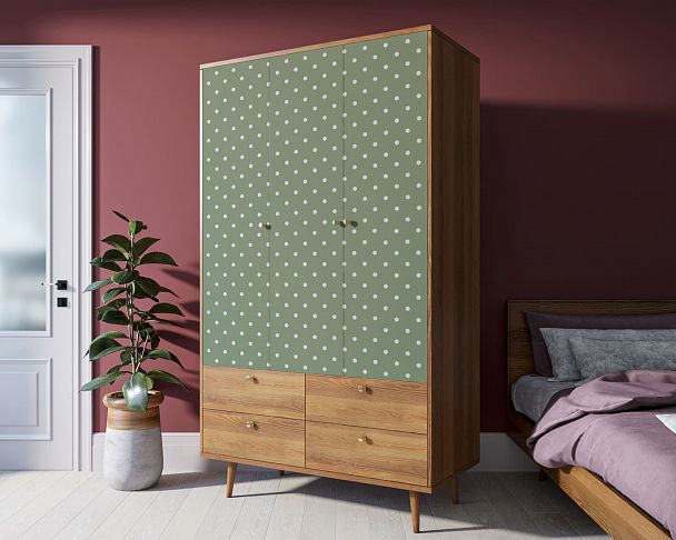 Шкаф трехстворчатый "Berber" принт 12 - Вид 6