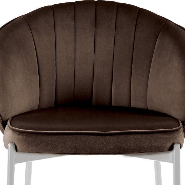 Комплект полубарных стульев Миэль коричневый/белый, 2 шт. - Вид 7