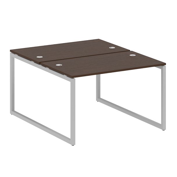 Metal System Quattro Р. ст. на О-образном м/к 40БО.РАС-СП-2.2 Венге/Серый металл 1200*1475*750 - Вид 1