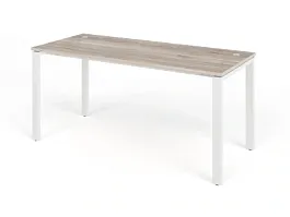 TANDEM RTD067-MK-160-MA Стол прямой на металлокаркасе ун-й 1600х700х750 Дуб Маувелла/Белый - Фото предпросмотра