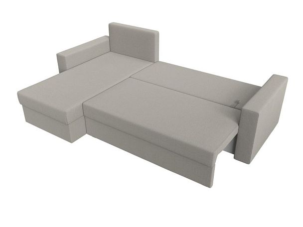 Диван угловой Траумберг Лайт левый угол Рогожка бежевый - Вид 8