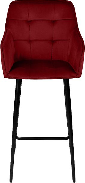 Комплект барных поворотных кресел Мони К, Confetti bordo/черный, 2 шт. - Вид 3