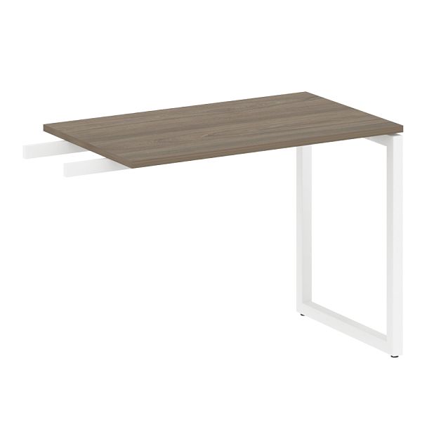 Metal System Quattro Приставной элемент на О-образном м/к 40БО.ПР-3 Вяз/Белый металл 1000*600*750 - Вид 1