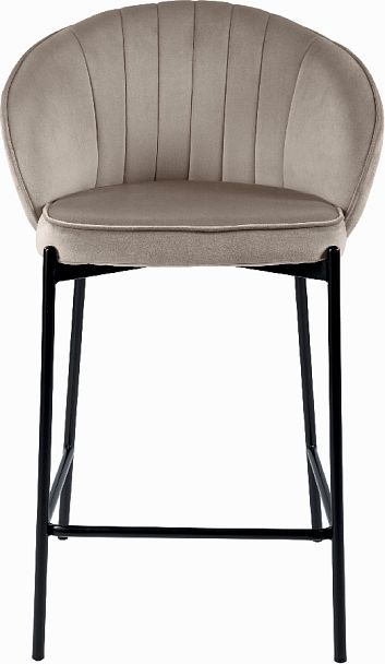 Комплект полубарных стульев Миэль серо-бежевый/черный, 3 шт. - Вид 2
