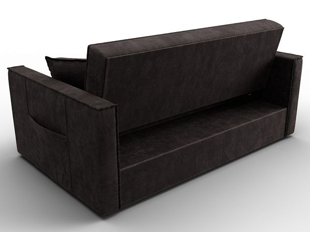 Диван прямой Лига-104 (140) Велюр коричневый - Вид 5