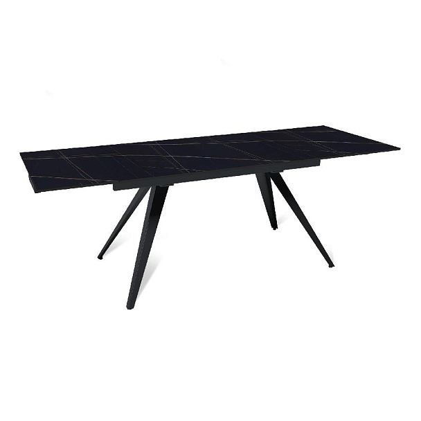 Стол раскладной Asti (140+40+40), керамика матовая Blackgold - Вид 4