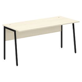 Стол прямой СП-4P Клен*/Черный 1600х720х755 IMAGO PLUS - Фото предпросмотра