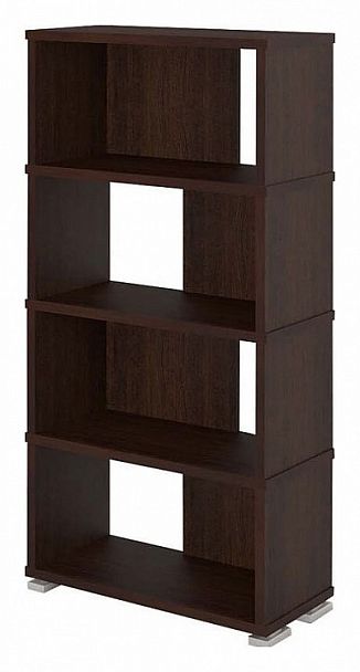 Стеллаж книжный Домино СБ-10_4 Венге - Вид 1