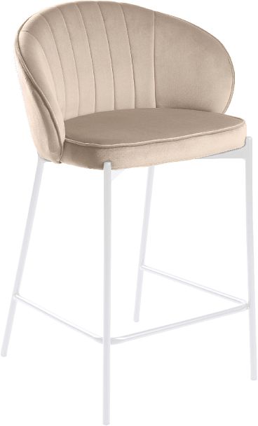 Комплект полубарных стульев Миэль кремовый/белый, 4 шт. - Вид 3