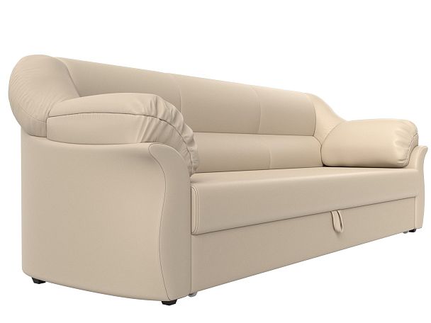Диван прямой Карнелла (полностью экокожа бежевая) - Вид 3