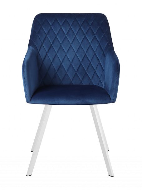 Кресло Барли, Confetti blue/белый - Вид 2