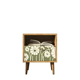 Тумбочка Berber с одним ящиком 53 принт арт BB06/Print_53, разноцветная - Фото предпросмотра