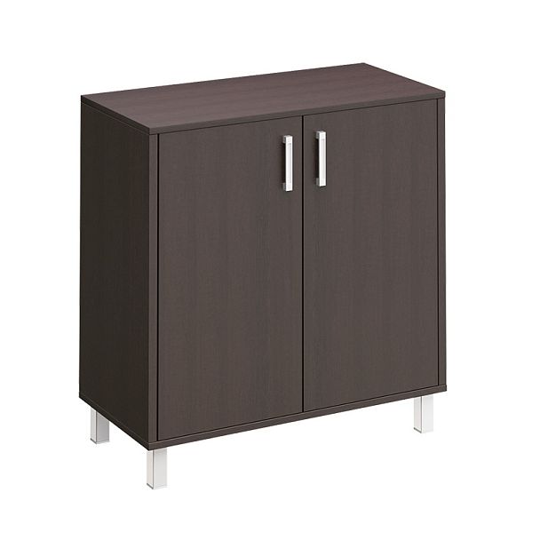 Шкаф для документов две глухие двери без замка "Борн" В 410-821 дуб шамони - Вид 3