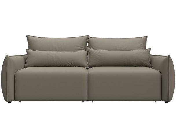 Диван прямой Лига-051 НПБ Экокожа бежевый - Вид 2