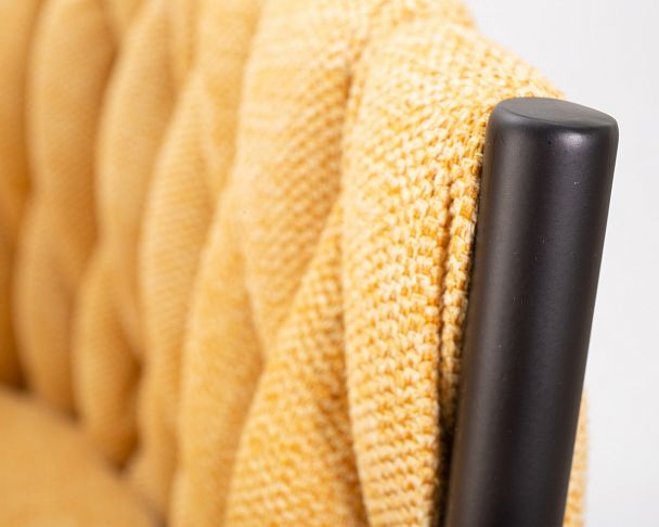 Стул барный DOBRIN LEON (жёлтая ткань (LAR 275-8)) - Вид 9