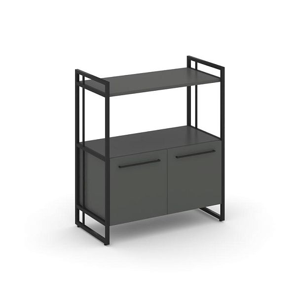 Rift Шкаф 2 ниши широкий RF.SS-22 Антрацит/Металл Черный 798*396*924 - Вид 1