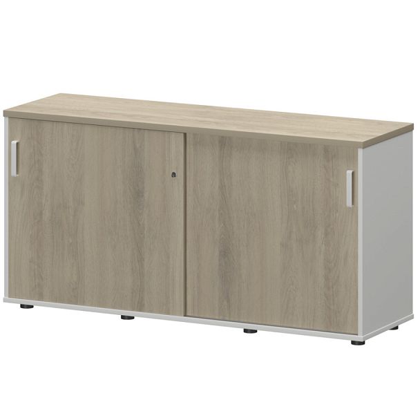 Тумба-купе СМТ-15.7К Тип2 Белый/Кронберг 1496x444x750 Смарт - Вид 1