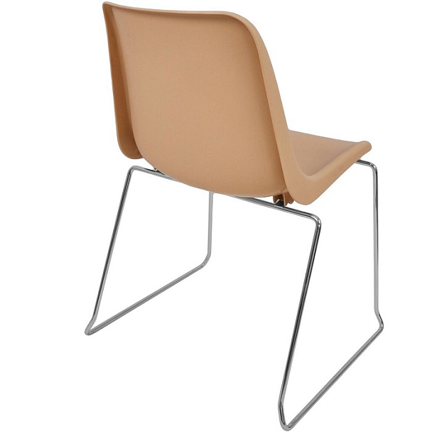Стул Vicenza (пруток), каркас Хром, бежевый, РП+ИК, стопируемый - Вид 3