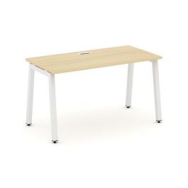Стайл Проджект Стол письменный SN-5A.SP-001 Акация Лорка/Металл Белый 980*600*750 - Фото предпросмотра