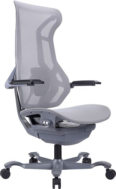 Эргономичное кресло Everprof Atom Grey (Атом Грэй) Сетка Серый - Вид 1