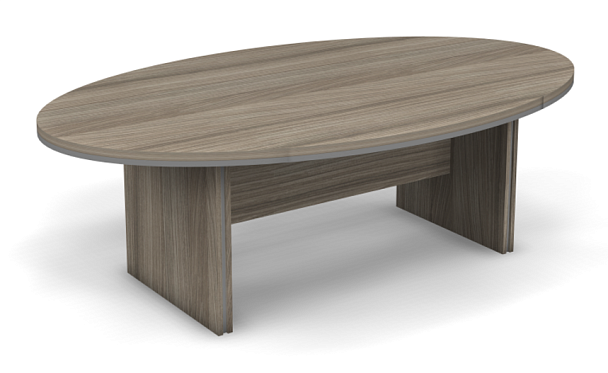 Конференц-стол овальный 2200 Берлин Дрифтвуд/Серый КСО 220 - Вид 1
