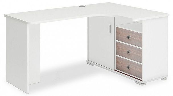 Стол письменный Домино СР-165С Белый/Нельсон правый - Вид 1