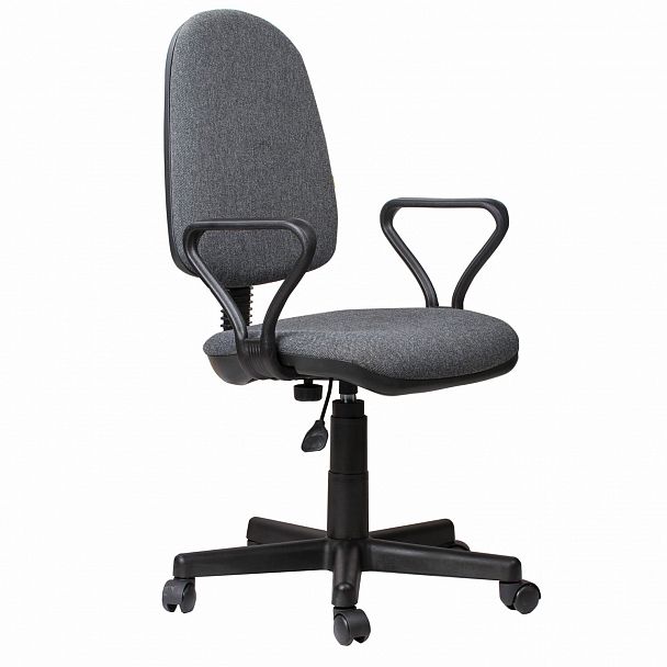 Кресло "Prestige", с подлокотниками, серое - Вид 2