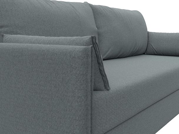 Диван прямой Сайгон Рогожка серый - Вид 4