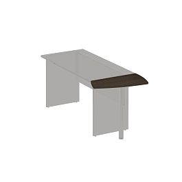 Брифинг-приставка без опоры Формула ФР 435 венге темный - Фото предпросмотра