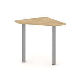 Стайл Проджект Угловой элемент стола SN-5.USP-011 Тиквуд Светлый/Металл Серый 700*700*750 - Фото предпросмотра