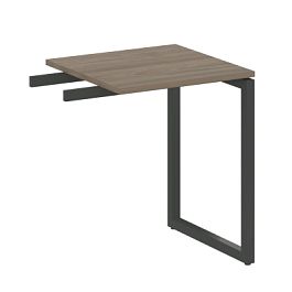 Metal System Quattro Приставной элемент на О-образном м/к 40БО.ПР-1 Вяз/Антрацит металл 600*600*750 - Фото предпросмотра